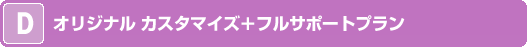 オリジナルカスタマイズ＋ライトサポートプラン